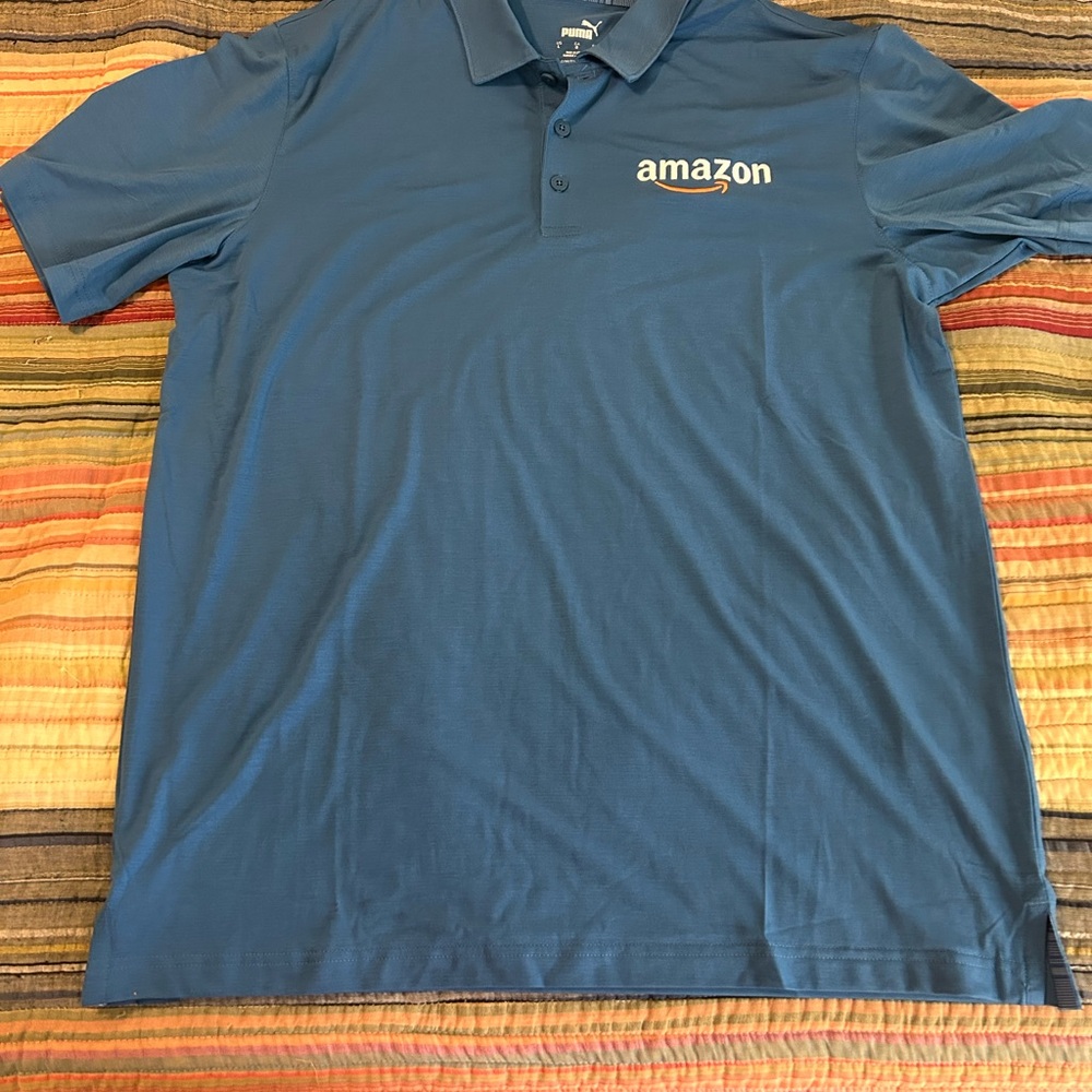 Puma Blue Polo Shirt for Men